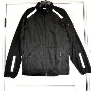 NIKE Y2K Clima-Fit Vented Convertible 2-in-1 Jacket Vest Reflective Black M